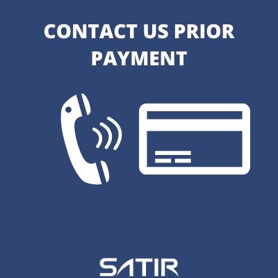 Contact us Prior to Payment